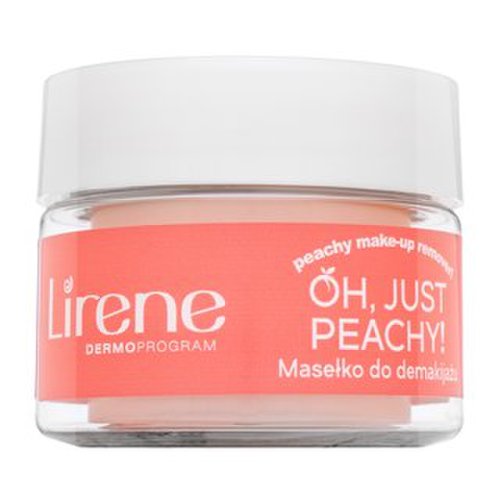 Lirene oh, just peachy! make-up remover butter unt intens hidratant pentru ștergerea machiajului durabil și rezistent la apă 45 g