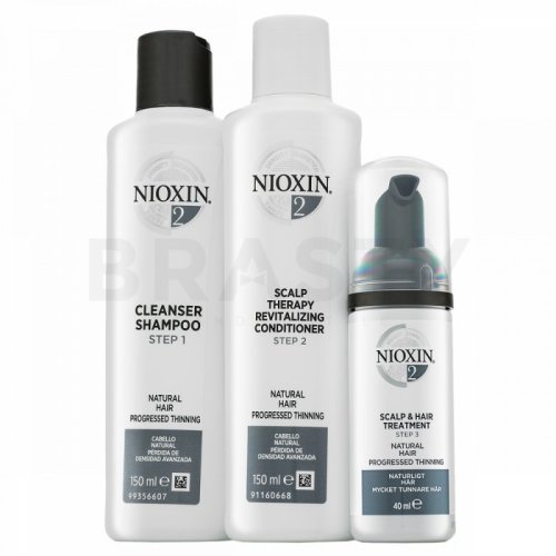 Nioxin system 2 trial kit set impotriva căderii părului 150 ml + 150 ml + 40 ml