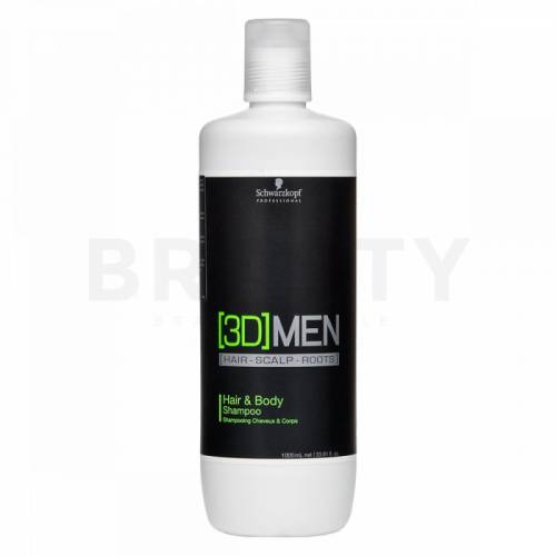 Schwarzkopf professional 3dmen hair   body shampoo sampon si dus gel 2in1 1000 ml