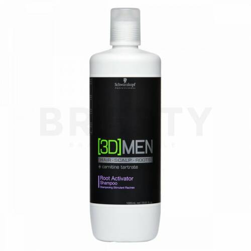 Schwarzkopf professional 3dmen root activator shampoo sampon pentru stimularea rădăcinilor părului 1000 ml