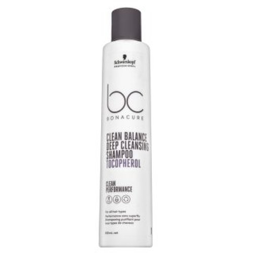 Schwarzkopf professional bc bonacure clean balance deep cleansing shampoo tocopherol șampon pentru curățare profundă pentru toate tipurile de păr 250 ml