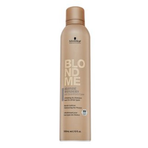 Schwarzkopf professional blondme blonde wonders dry shampoo foam șampon uscat pentru păr blond 300 ml