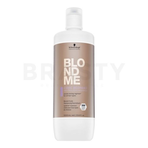 Schwarzkopf professional blondme cool blondes neutralizing shampoo sampon neutralizant pentru păr blond 1000 ml