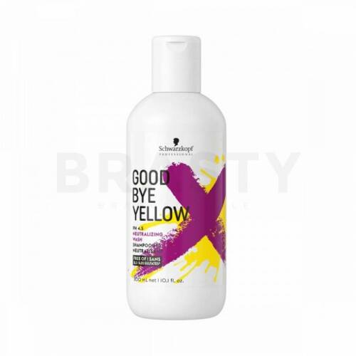 Schwarzkopf professional good bye yellow neutralizing wash shampoo șampon pentru neutralizarea nuanțelor de galben 300 ml