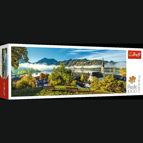 Puzzle trefl panorama, lacul schliersee 1000 piese