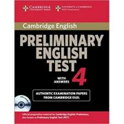 Cambridge: preliminary english test 4 (with answers, examination papers from the university of cambridge esol examinations)