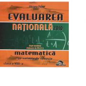 Evaluare nationala matematica clasa viii - adriana pintea