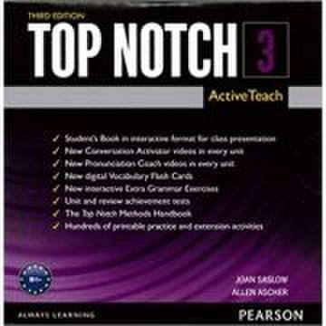 Top notch 3e level 3 teachers’ activeteach software - joan saslow