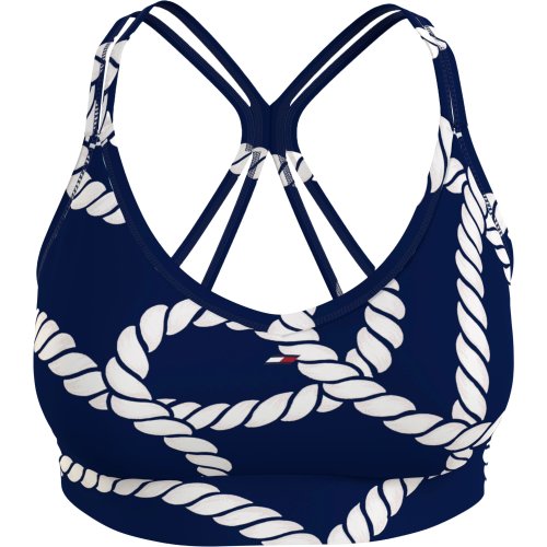 Tommy Hilfiger Low int aop rope strappy bra