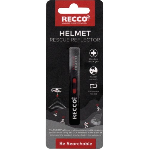 Recco Reflector adhesive for helmet, black