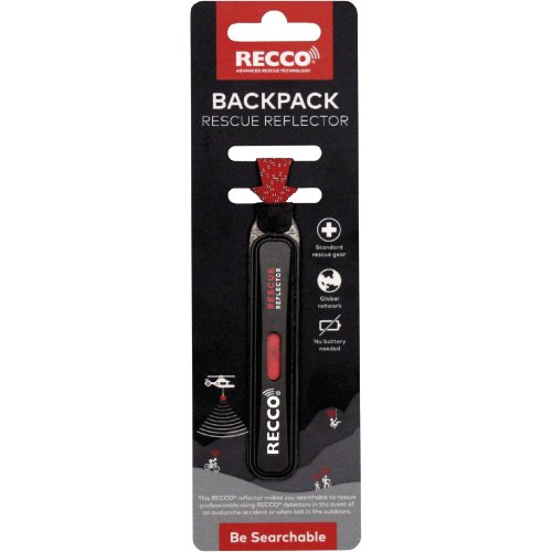 Recco Reflector for backpack, black