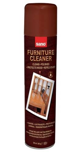 Spray cu silicon pentru mobila, 300ml, Sano furniture aerosol