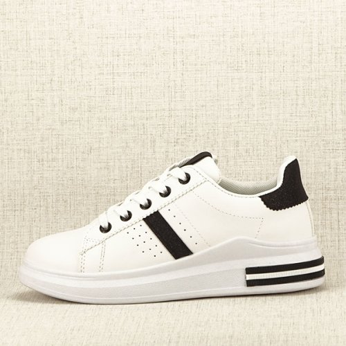 Sneakers alb cu negru sonia 2 m2