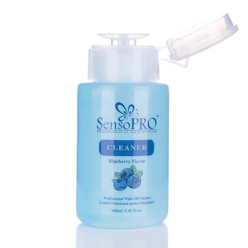 Cleanser unghii sensopro blueberry degresant - cleaner, 160 ml
