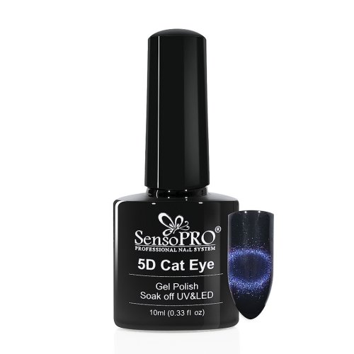 Oja semipermanenta cat eye gel 5d sensopro 10ml, #07 starburst