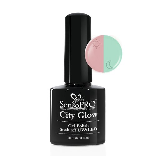 Oja semipermanenta city glow sensopro 10ml #01 minty lollipop