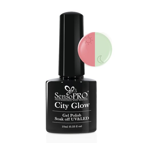 Oja semipermanenta city glow sensopro 10ml #06 pinky promise