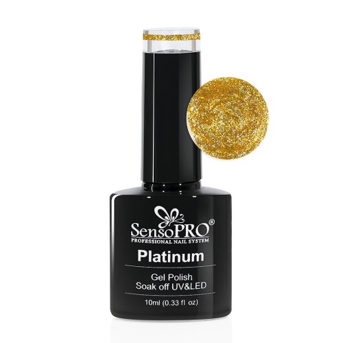 Oja semipermanenta platinum sensopro 10ml #02 gold glam