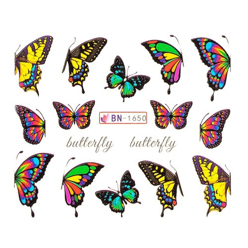 Tatuaj unghii luxorise, butterfly bn-1650