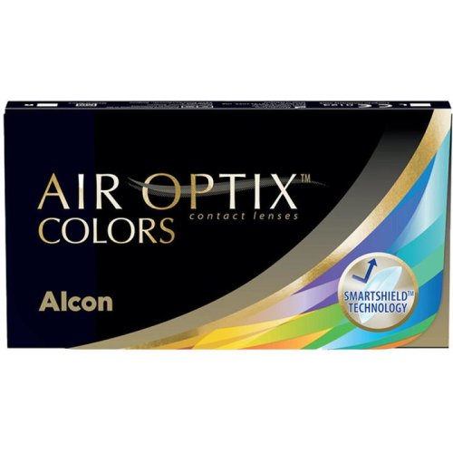 Air optix colors grey fara dioptrie 2 lentile/cutie