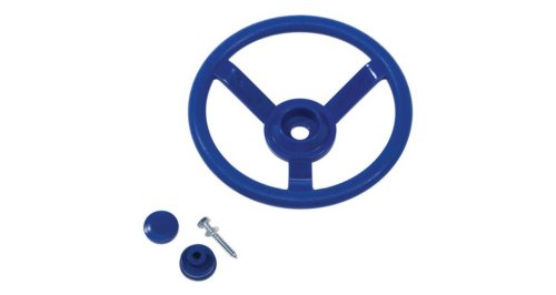 Carma sau volan pentru spatii joaca steering wheel albastra kbt