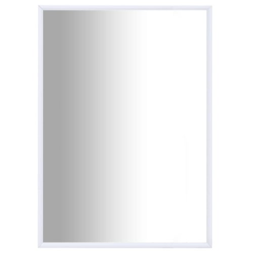 Vidaxl oglindă, alb, 70x50 cm
