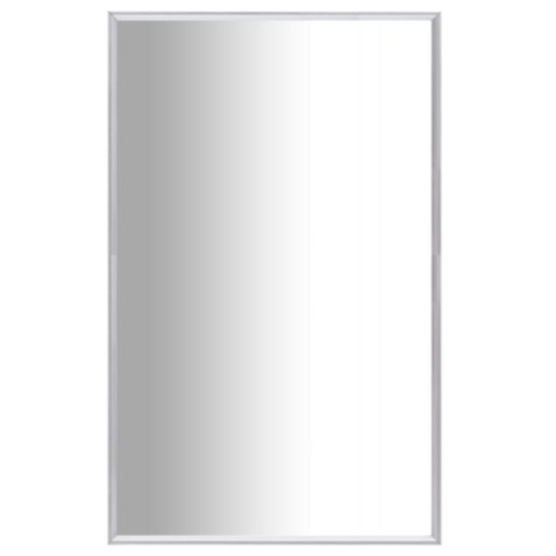 Vidaxl oglindă, argintiu, 70x50 cm