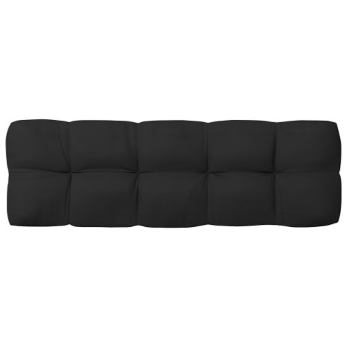 Vidaxl pernă pentru canapea de grădină, negru, 120x40x12 cm, textil