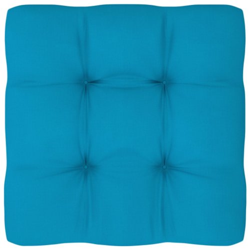 Vidaxl pernă pentru canapea din paleți, albastru, 80 x 80 x 12 cm