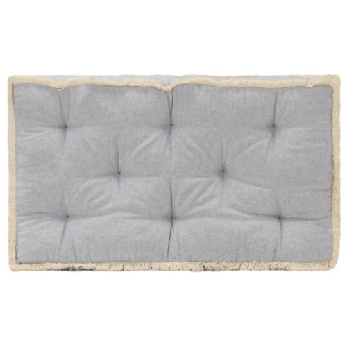 Vidaxl pernă pentru canapea din paleți, gri, 73 x 40 x 7 cm