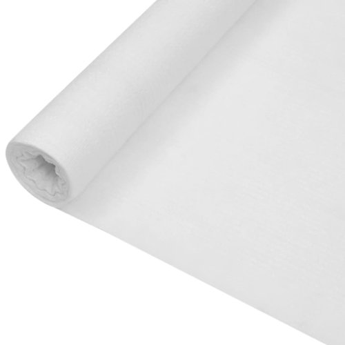 Vidaxl plasă protecție intimitate, alb, 1,2x25 m, hdpe, 75 g/m²