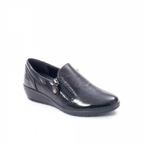 Pantofi casual dama piele naturala naplac Imac ic406960 negru