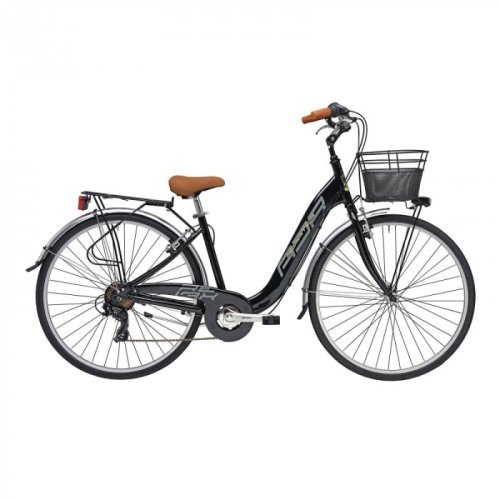 Bicicleta adriatica relax 28 6v negru 45 cm