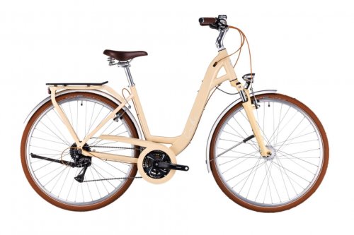 Bicicleta cube ella ride easy entry honey white 2023 m (53 cm)