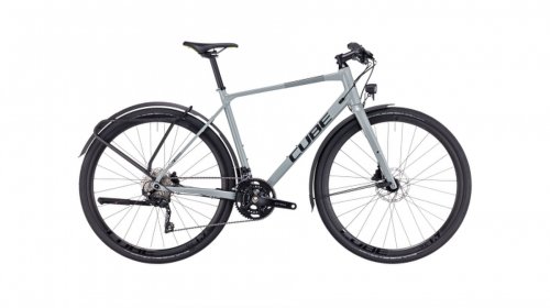 Bicicleta cube nulane pro fe grey black 2023 l (59 cm)