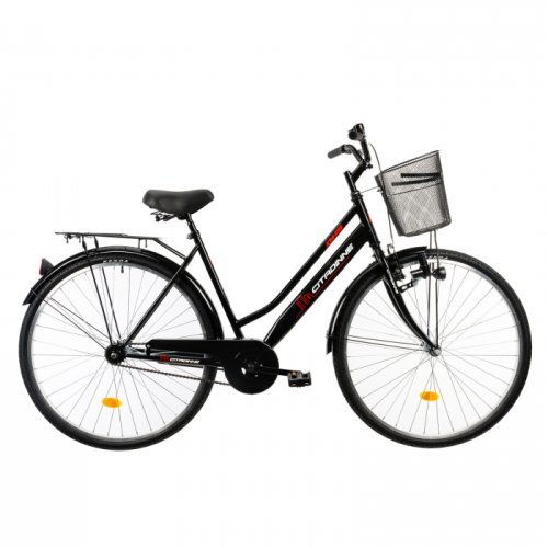 Bicicleta oras dhs citadinne 2812 - 28 inch, l, negru