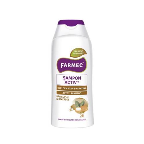 Șampon activ+ argan și keratină 200 ml