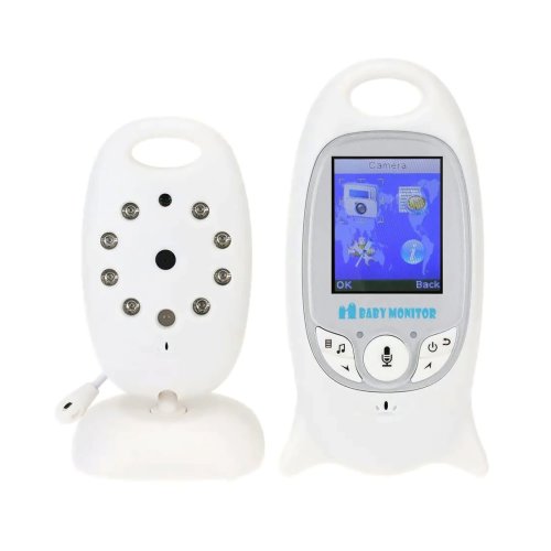 Mboss Baby monitor wireless vb601, monitorizare audio – video, monitorizare temperatura, comunicare bidirectionala, cantece de leagan, night vision, baterie incorporata