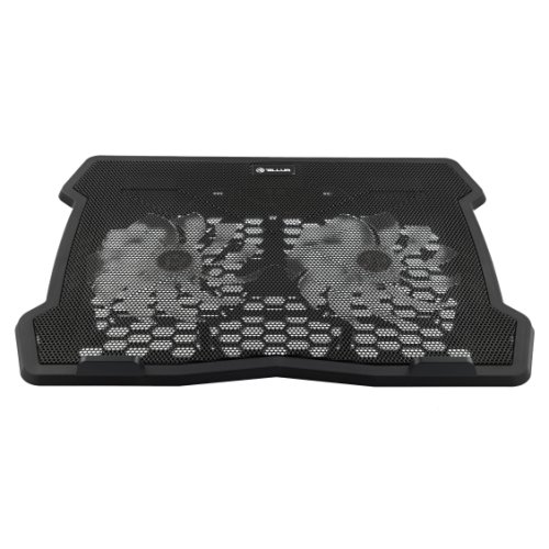 Cooling pad tellur basic, 15.6″,usb, iluminare led, 2 ventilatoare, 1200rpm, negru