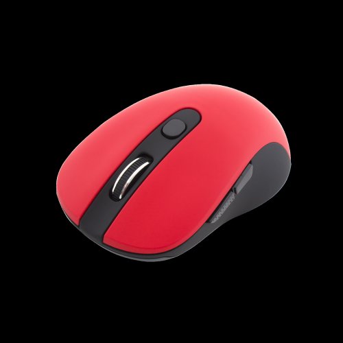Mouse wireless sbox wm-911, rezolutie 1600 dpi, 6 butoane, rosu