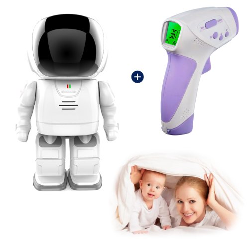 Xkids Pachet promotional video baby monitor astronaut a180 + termometru digital ht-668, comunicare bidirectionala, monitorizare audio / video, vedere nocturna