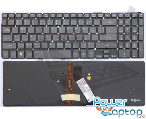 Tastatura Acer aspire v5 531g iluminata backlit