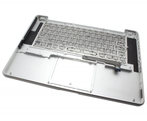 Tastatura apple macbook pro 15 a1286 neagra cu palmrest argintiu refurbished
