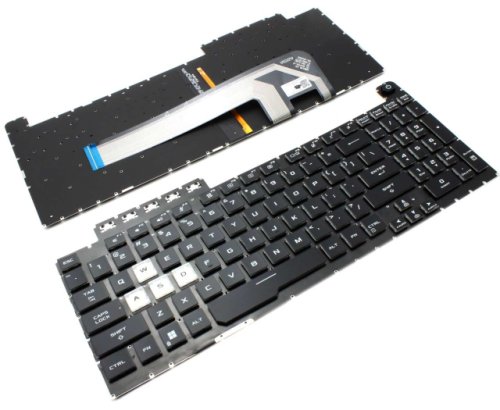 Tastatura asus tuf gaming fx506iu iluminata layout us fara rama enter mic