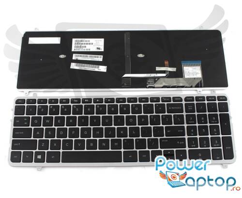 Tastatura hp envy m6k m6 k sleekbook rama argintie