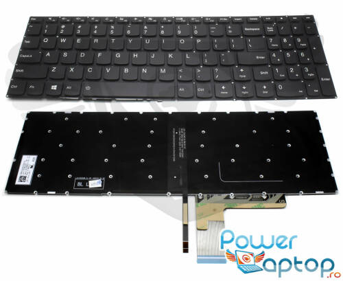 Tastatura lenovo v155220bs1 iluminata backlit