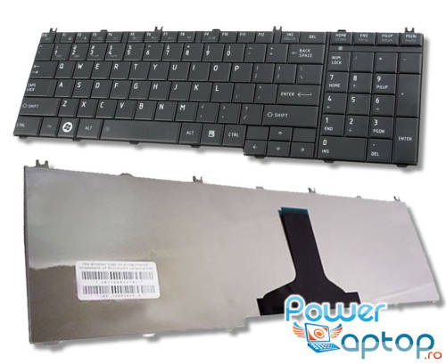 Tastatura toshiba satellite pro c660d neagra
