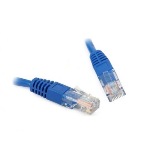 Cablu de retea high speed cat6 lan utp rj45 10m pc-hub albastru