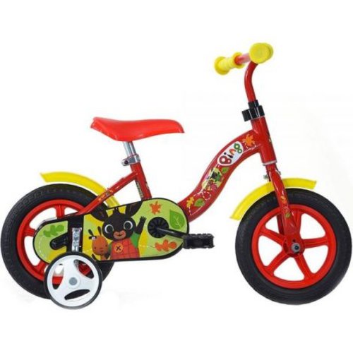 Bicicleta copii 10inch, pentru copii peste 3 ani, bing 108l-bg dino bikes