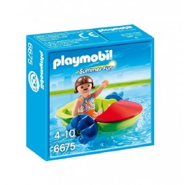 Playmobil Copilul cu hidrobicicleta